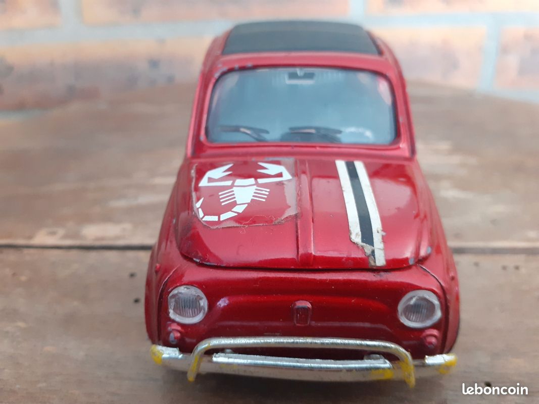 Politoys Italie 1/25 Vintage Abarth 2000 Réf 584 Orange - Très Bon État
