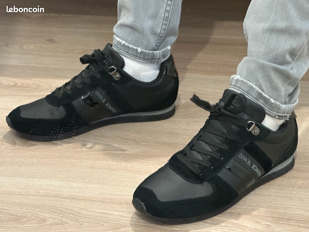 Basket homme Versace jeans noir Chaussures