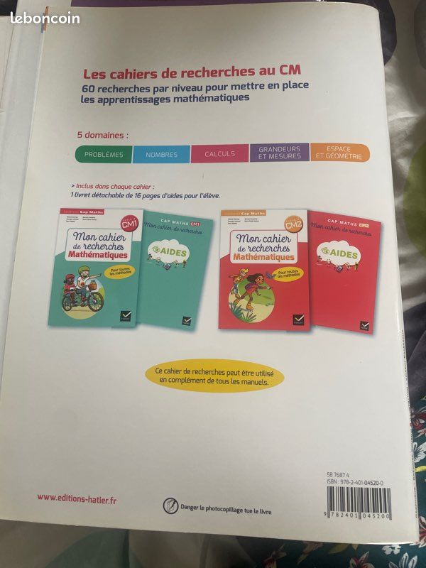 Mon cahier de recherches cm1 (image 2)