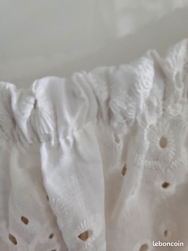 Haut fille dentelle et broderies or, 10 ans (image 8)