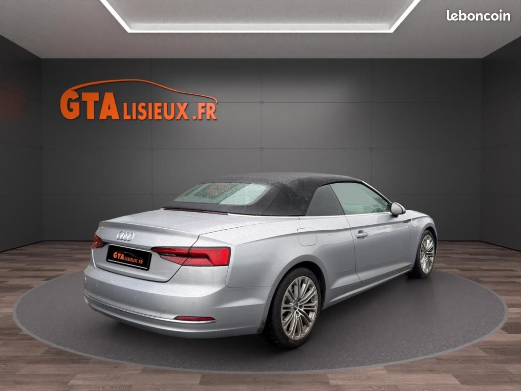 Audi A5 Cabriolet V6 3.0 TDI 218 S tronic 7 Quattro Design Luxe FRANCAISE (image 11)