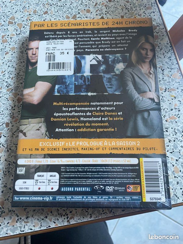 Coffret intégrale saison 1 Homeland (image 2)