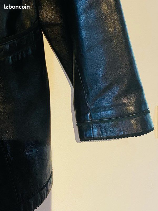 Veste en cuir Damart (image 4)