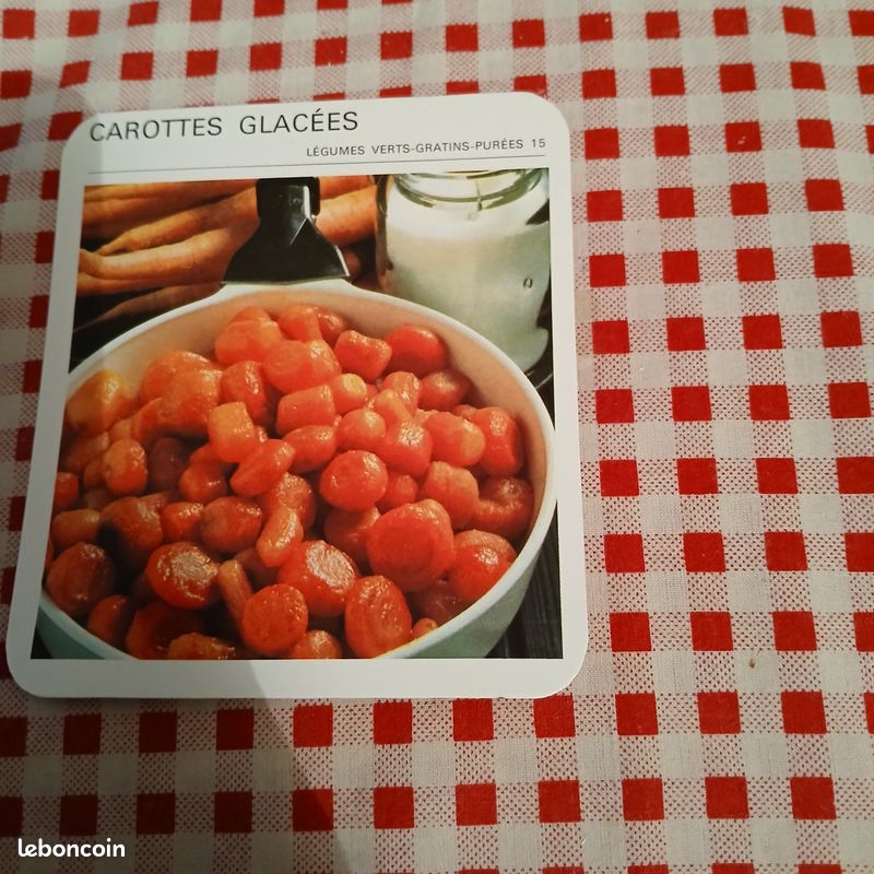 Carte recette de cuisine legumes verts – gratins - purees n° 15 (image 1)