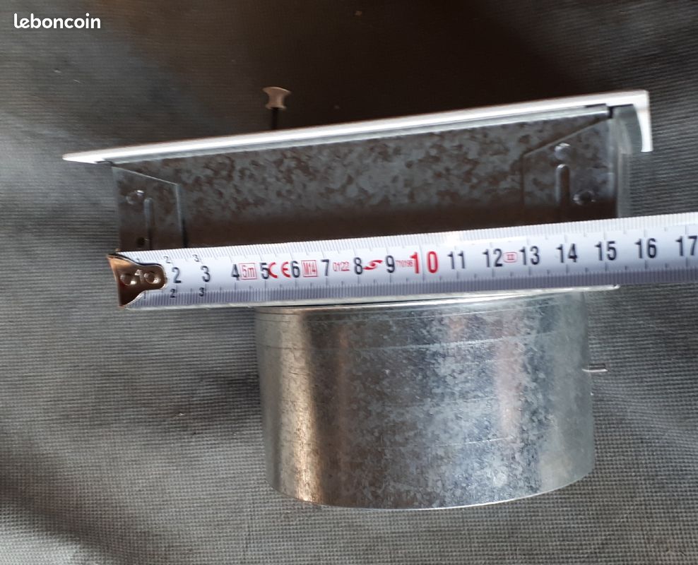 Bouche soufflage obturable cheminée bois NEUF (image 2)
