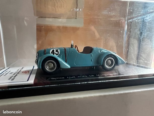 Voitures des 24 heures du mans de courses miniatures 1:43 Simca