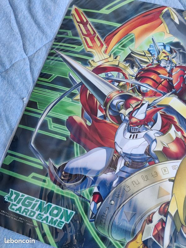 Tapis De Jeu TCG 60x35 Cm – Tapis De Souris Digimon, Antidérapant Et Durable
