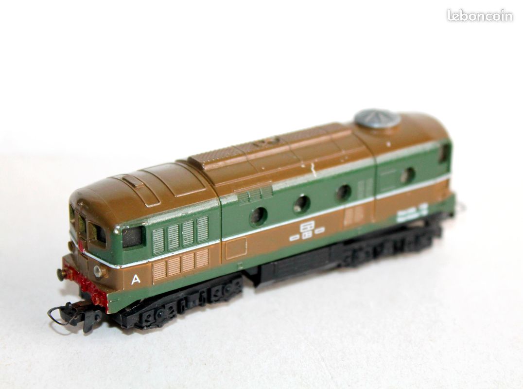 Rare lima micromodel n 1/160, REF 201 locomotive motrice diesel d341 fs italia - fonctionne (image 1)