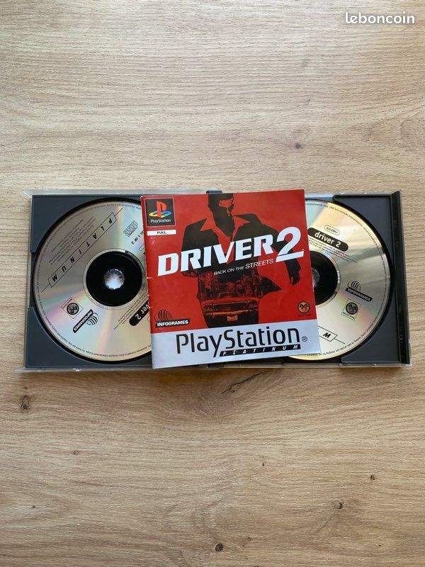 PS1 JAQUETTE arrière du Jeu Vidéo sony PlayStation 1 driver EUR 1,50 - FR