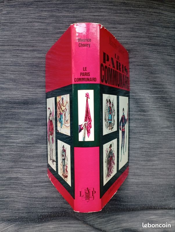 Livre "LE PARIS COMMUNARD", de Maurice Choury, Librairie Académique Perrin, Relié, 1970, illustrations en noir et blanc, contre-plats illustrés en couleur, très bon état (image 3)