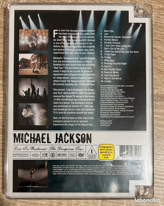 DVD Michael Jackson - Live in Bucharest (image 3)