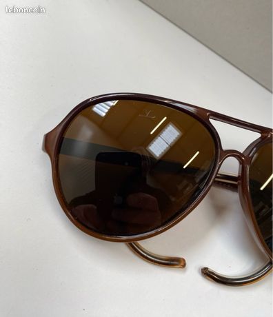 Lunettes De Soleil Vuarnet Vintage Blanches - Verres Marron Foncé PX5000 - Neuf Avec étiquettes