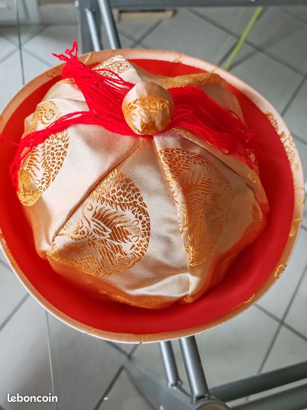 Chapeau chinois traditionnel 56 cm NEUF (F.B) (image 2)