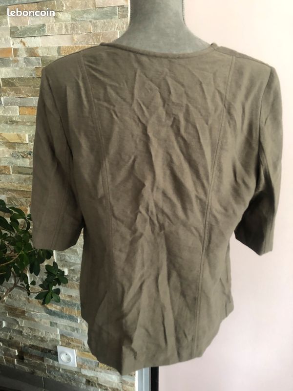 Haut vintage kaki T.40 (image 5)