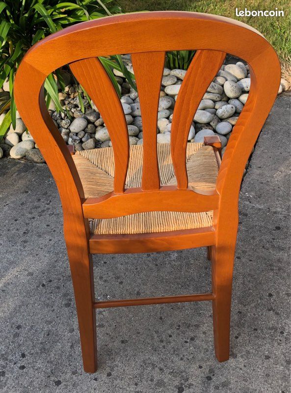 4 chaises en merisier Louis Philippe État Neuf (image 3)