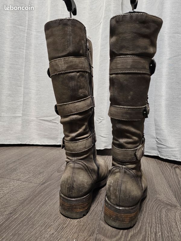 Bottes cuir Mjus avec 3 brides réglables T38 (image 3)