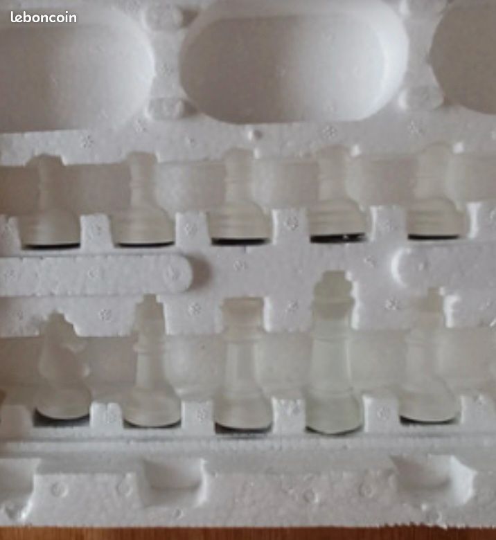 Jeu d'échecs en verre Cabajou (image 6)
