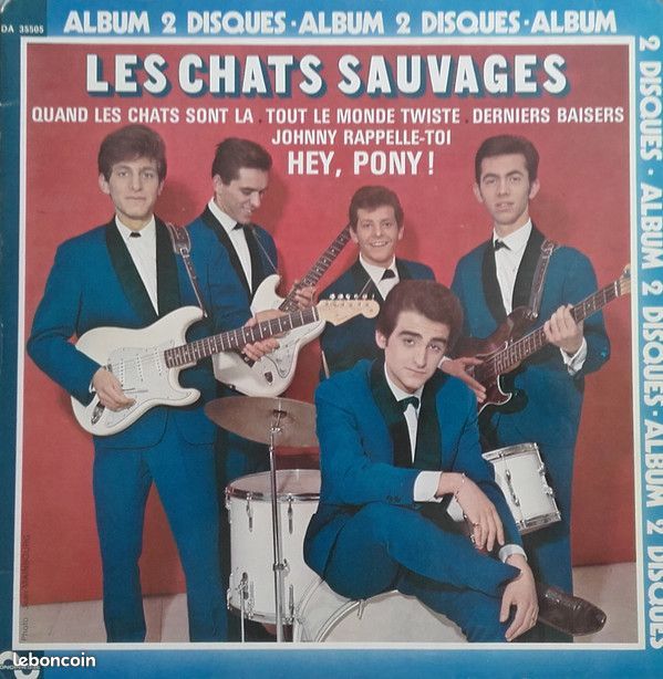 LES CHATS SAUVAGES ,vinyles 33 tours (image 2)