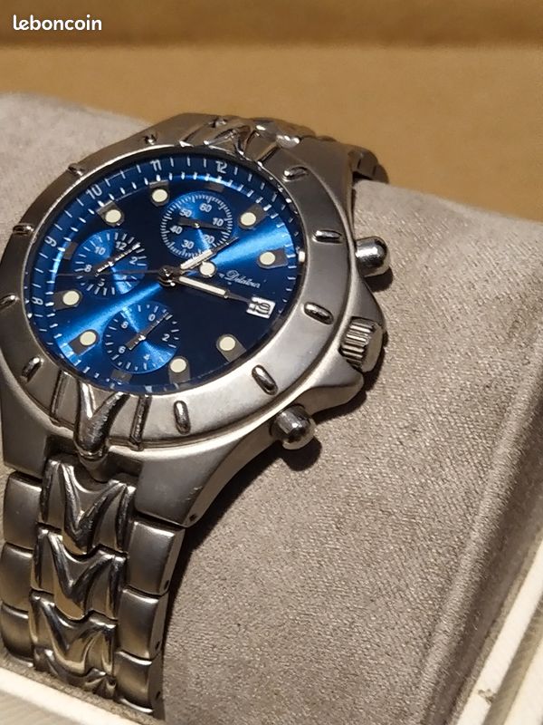Montre JEAN DELATOUR Femme Acier Inoxydable Noir - Étanche 30m - Neuf Avec étiquettes