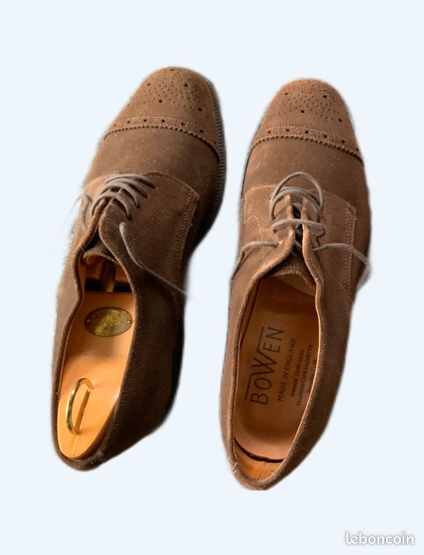 J.M WESTON CHAUSSURE T41 en daim (image 1)