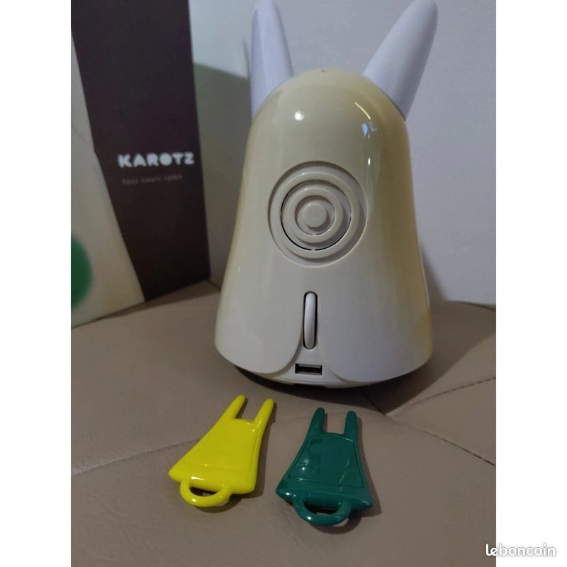 Karotz lapin wifi + 2 flatnanoz avec boîte d'origine (version 3 du nabaztag) (image 3)