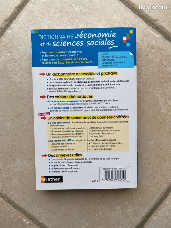 Dictionnaire d'économie et de sciences sociales (image 6)