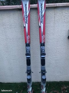 Ski rossignol rouge adulte (image 3)