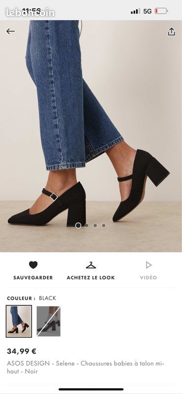 Chaussure à talons mi haut Chaussures