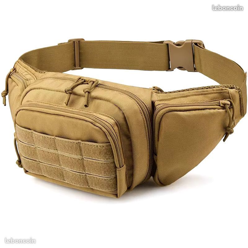 BYNYXI Sac Banane Tactique Pour Homme - Sac Banane Camouflage