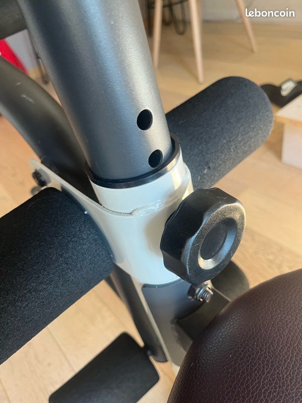 Lot complet musculation : Banc multi-exercices + Barre, Haltères & Poids (image 8)