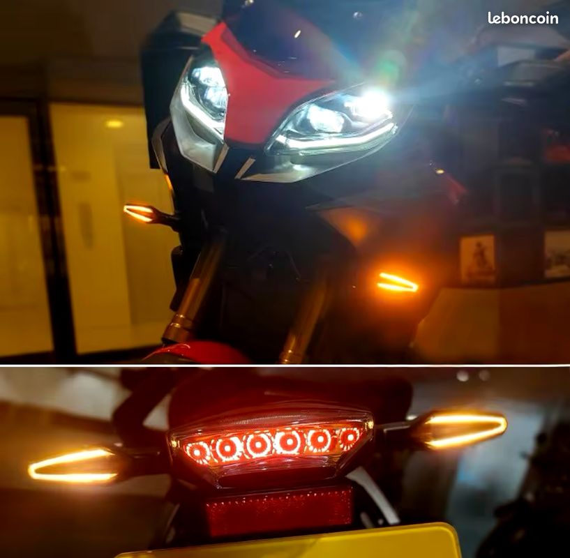 Clignotants Séquentiels LED Pour BMW S1000RR, S1000R, S1000RX, R1200R, F800R – Style Et Sécurité