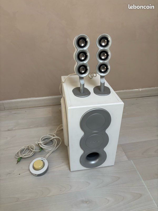 Enceinte Creative I-Trigue 3400 blanc Photo, audio vidéo