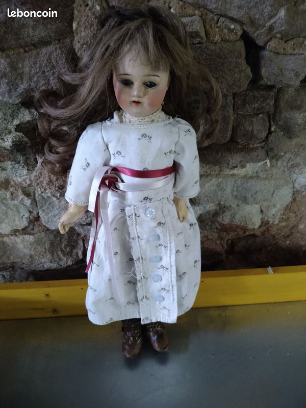 Poupée Ancienne Composition Et Rhodoid - 54 Cm - Fille - Année Inconnue