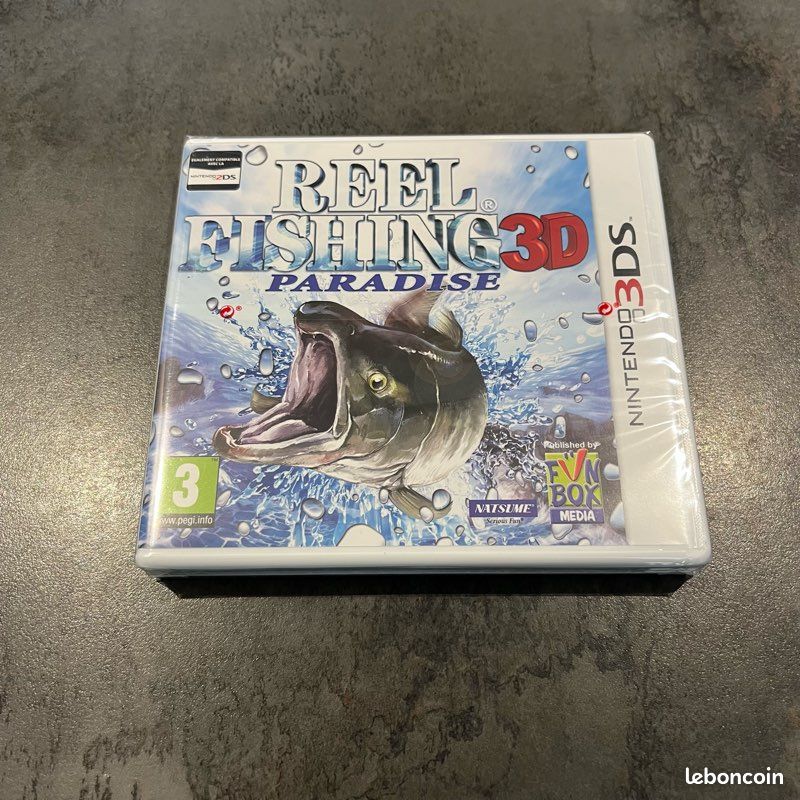 Reel Fishing 3D Paradise 3DS sous blister - Jeux vido Reel Fishing 3D Paradise 3DS sous blister - Jeux vido