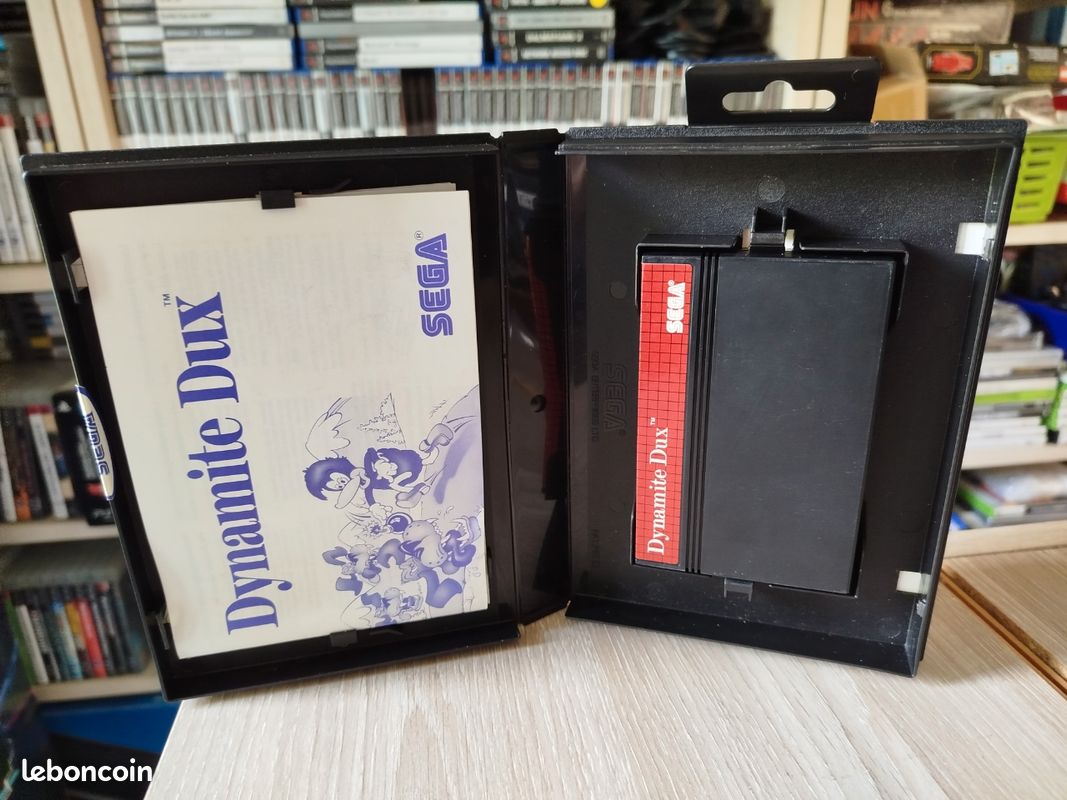 Jeu Sega Master System Dynamite Dux - Ultra Complet Avec Notice Et Pub - PAL, 1989 - Bon état