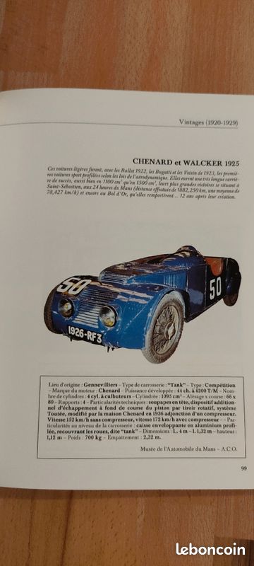 Catalogue des 100 ans de l automobile 1984 (image 6)