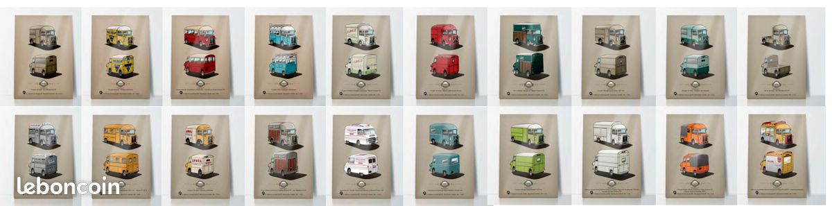 20 cartes postales Citroën HY Type H (image 1)