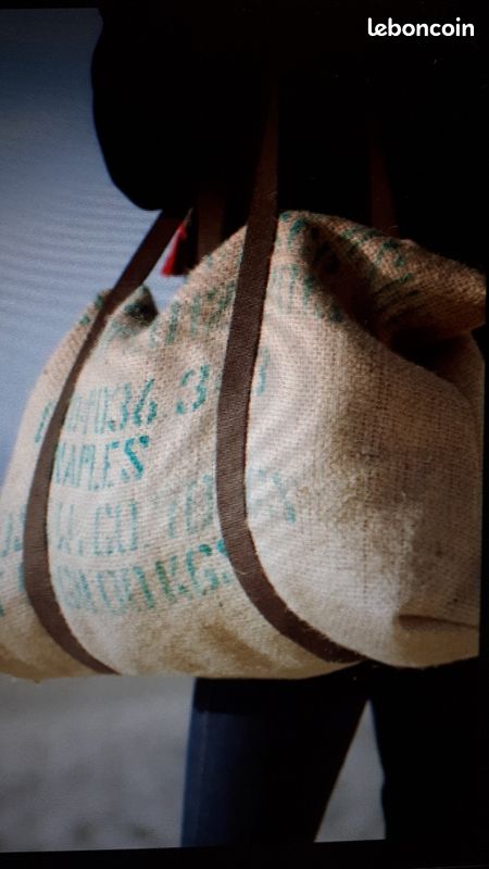 Sac de jute pour bricolage ( café) (image 3)