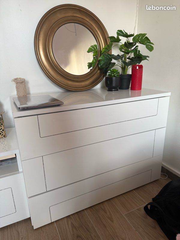 Commode et table de nuit chevet (image 2)