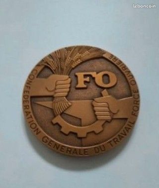 Médaille bronze dorée - Collection