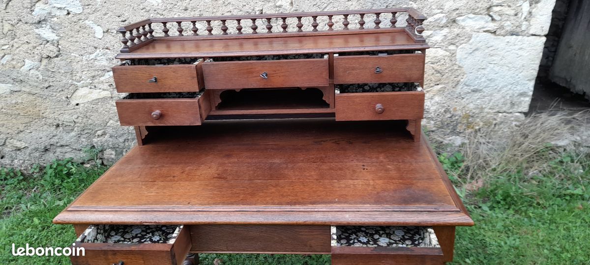 Bureau 1900 chêne (image 2)