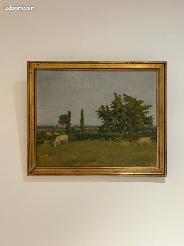 Tableau réalisme - Paysage de campagne - 1933 (image 1)