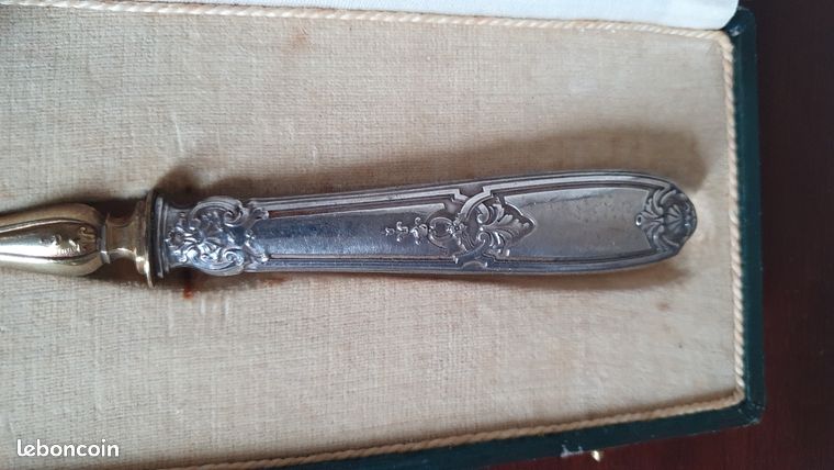 12 FOURCHETTES A Gateaux En Argent Massif Poincon Minerve Modele