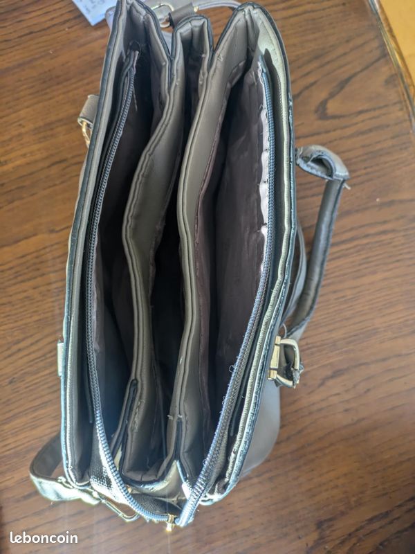 Sac à main gris (image 1)
