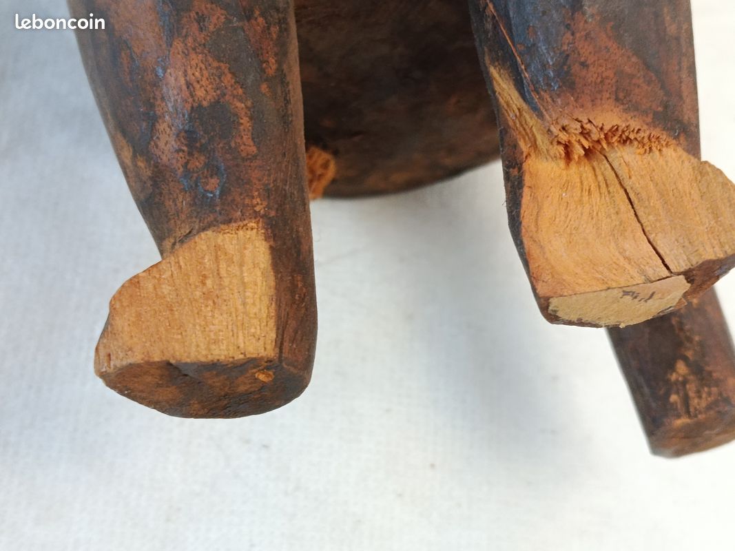 Statuette Sénoufo en bois – Sculpture africaine traditionnelle – 33 cm (image 10)