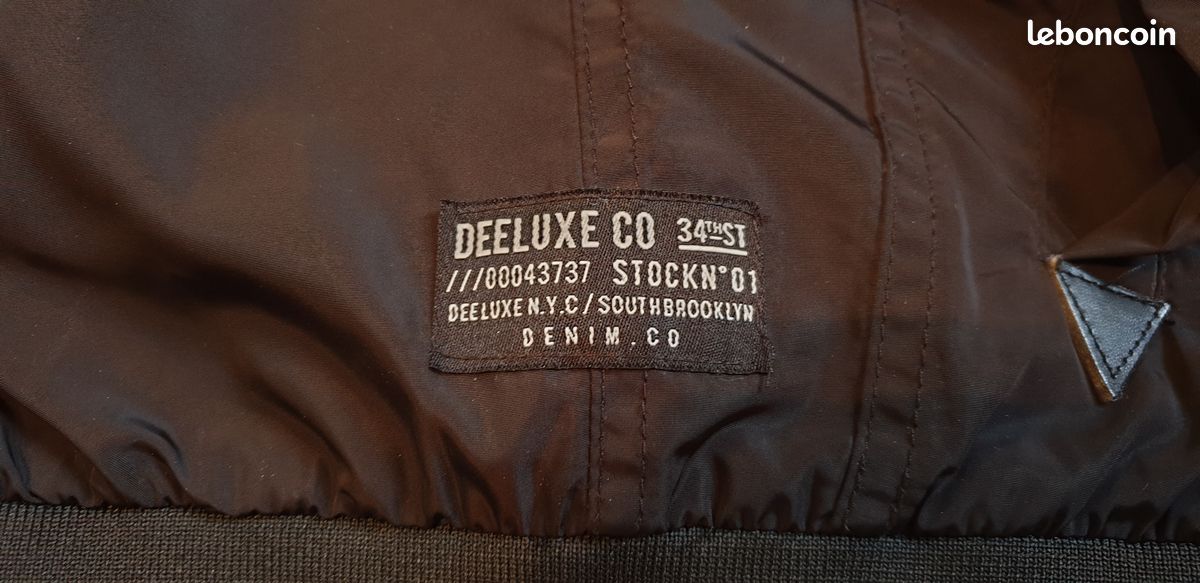 Petit blouson noir Deeluxe 16 ans (image 6)