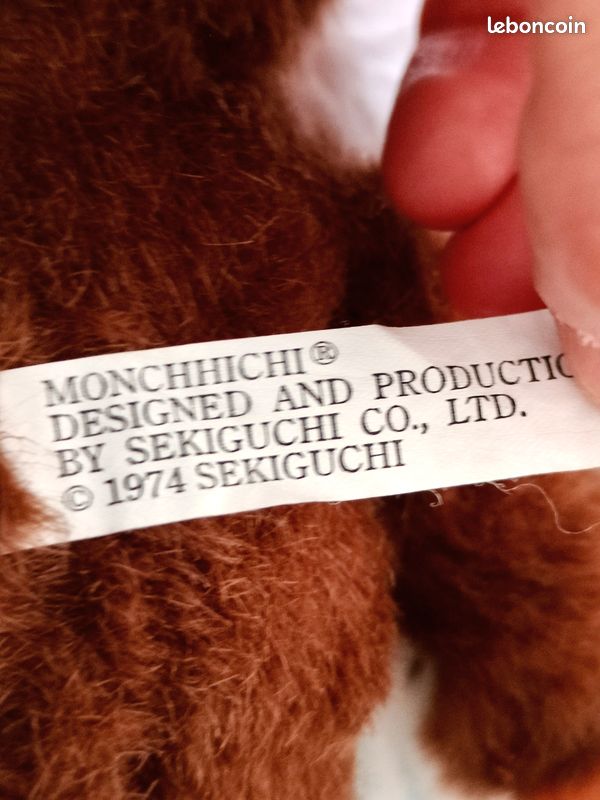 Peluche Monchhichi vintage + 2 tenues boutique monchhichi + sac à dos kiki AJENA vintage (image 11)