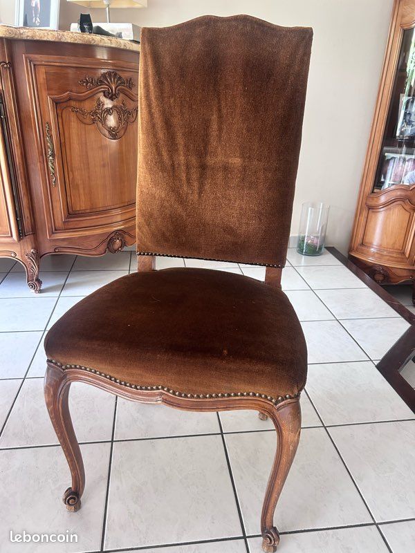 Table en merisier avec lot de 6 chaises offertes (image 3)