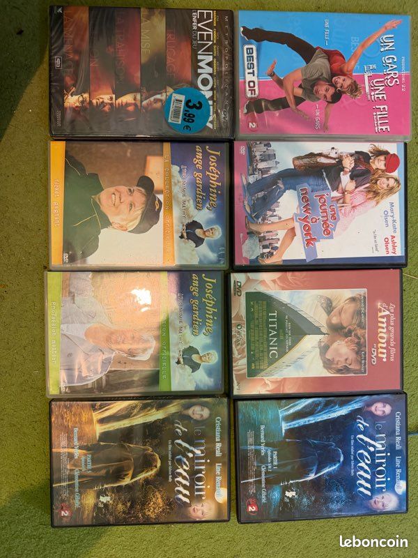 Lot de 24 DVD films, séries et dessins animés - Harry Potter, Titanic, Esther, Garfield… (image 3)