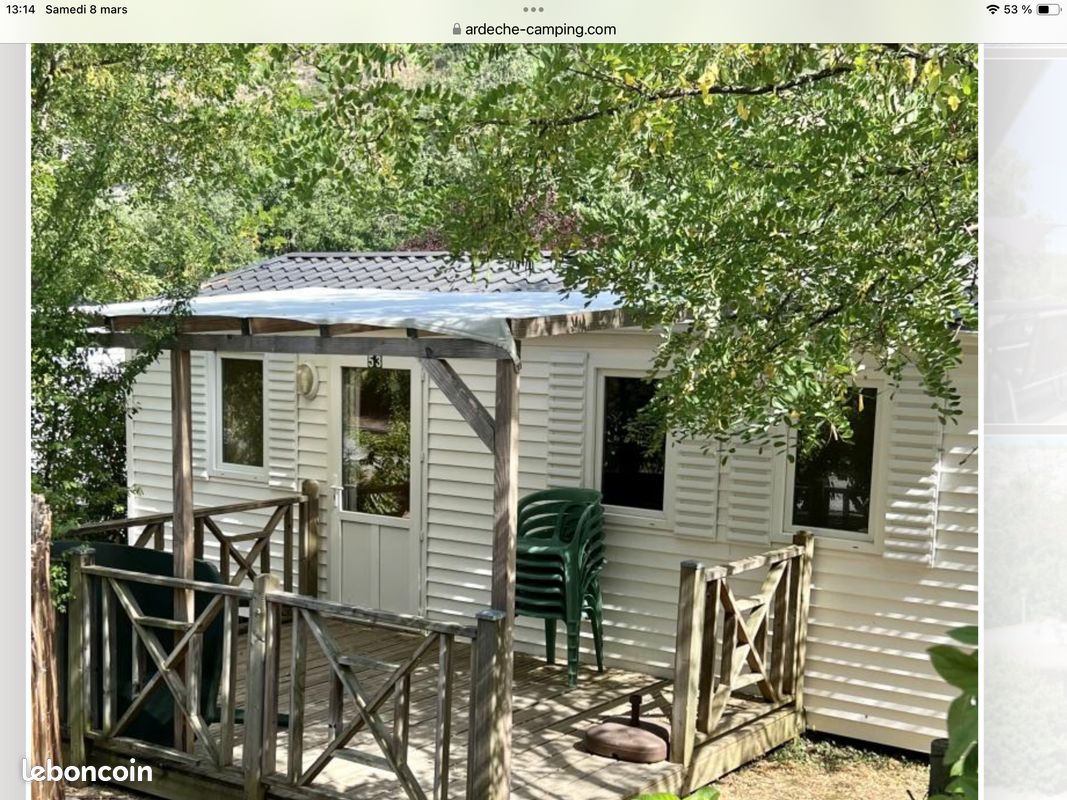 Terrain avec mobil’home · à Pradons · 49 000 €